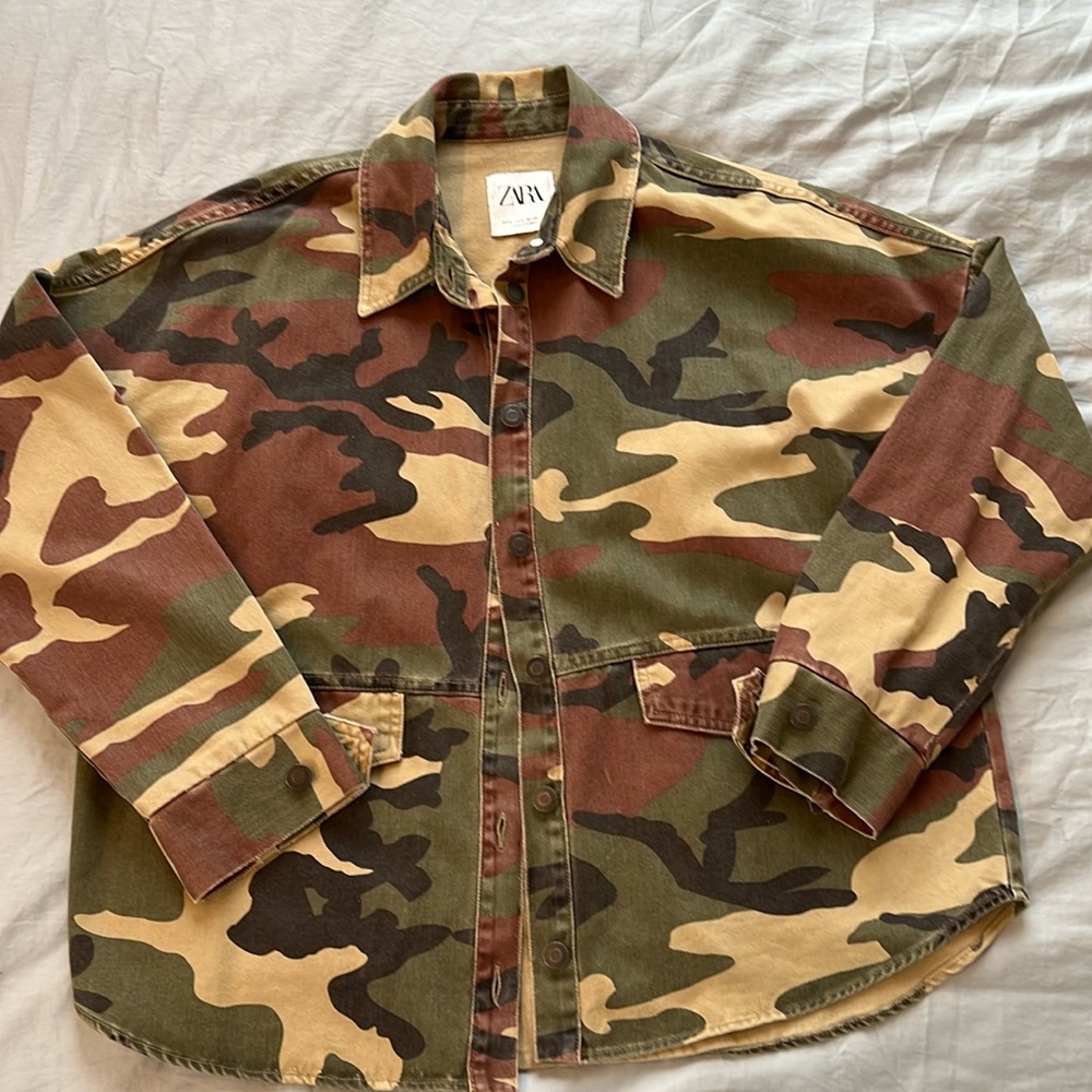 Zara Camo Shirt/Jacket